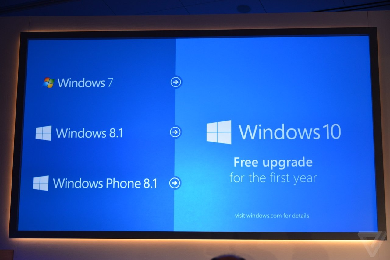 Владельцы Windows 7 и 8 смогут бесплатно перейти на Windows 10